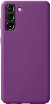 Чехол (клип-кейс) Deppa для Samsung Galaxy S21+ Liquid Silicone Pro фиолетовый (870024)