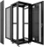 Шкаф серверный Cabeus (ND-05C-42U80/120-BK) напольный 42U 800x1200мм пер.дв.перфор.2ств. задн.дв.перфор.2-хст. 800кг черный 1102мм 131кг 220град. 2055мм IP20 сталь