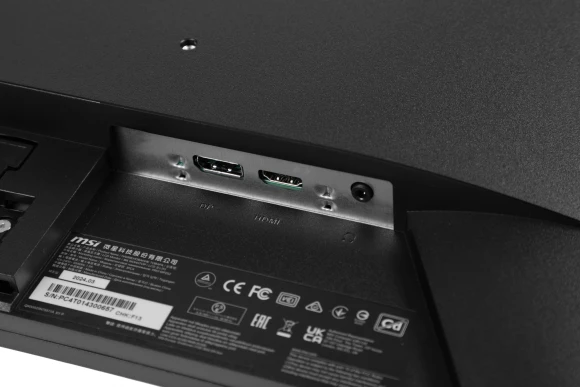 Монитор MSI 24.5" Pro MP252 черный IPS LED 1ms 16:9 HDMI M/M 300cd 178гр/178гр 1920x1080 100Hz DP FHD 3.3кг