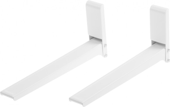 Кронштейн для СВЧ Holder MWS-2005 белый макс.40кг настенный фиксированный Кронштейн для СВЧ Holder MWS-2005 белый макс.40кг настенный фиксированный