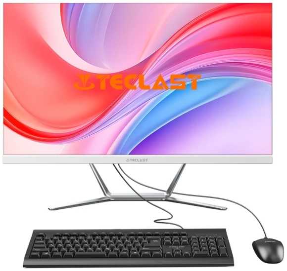 Моноблок Teclast M24 Air 23.8" Full HD i5 14400 (2.5) 16Gb SSD512Gb UHDG 730 Windows 11 Pro GbitEth WiFi BT 120W клавиатура мышь Cam черный 1920x1080