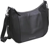 Деловая сумка женская Piquadro Lyra CA4021W92T/N с отделением для ноутбука 15.6" черная ткань/натур.кожа