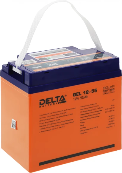 Батарея для ИБП Delta GEL 12-55 12В 55Ач Батарея для ИБП Delta GEL 12-55 12В 55Ач