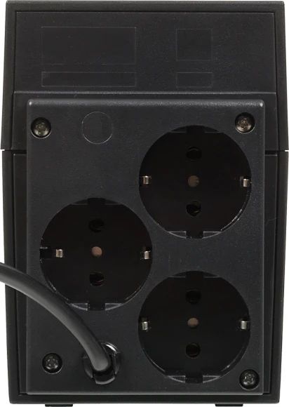 Источник бесперебойного питания Powercom Raptor RPT-600A EURO 360Вт 600ВА черный