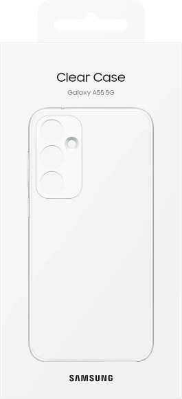 Чехол (клип-кейс) Samsung для Samsung Galaxy A55 Clear Case A55 прозрачный (EF-QA556CTEGRU)