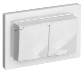 Розетка силов. IEK Brite РСбш12-3-44-БрБ BR-R26-16-44-K01-F двойн. скрыт. зазем. штор. крыш. IP44 белый (упак.:1шт) Розетка силов. IEK Brite РСбш12-3-44-БрБ BR-R26-16-44-K01-F двойн. скрыт. зазем. штор. крыш. IP44 белый (упак.:1шт)