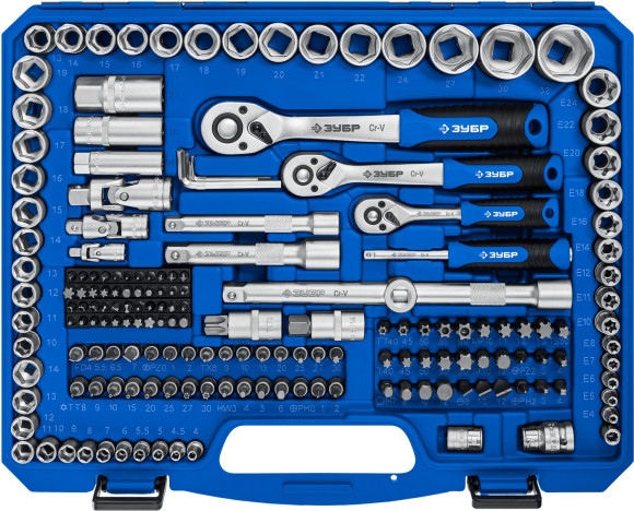 Набор инструментов Зубр 27674-H216 216 предметов (жесткий кейс) Набор инструментов Зубр 27674-H216 216 предметов (жесткий кейс)
