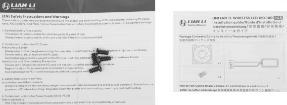 Вентилятор для корпуса Lian-Li Uni Fan TL Wireless LCD 120 LCD ARGB 120х124x28 черный 4-pin 27дБ (G99.12TLLCD1W1B.R0) Ret