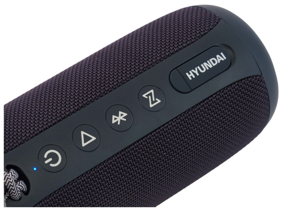 Колонка порт. Hyundai H-PAC610 т.синий 20W 2.0 BT/3.5Jack 10м 2000mAh