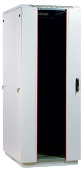 Шкаф серверный ЦМО (ШТК-М-42.8.10-1ААА) напольный 42U 800x1000мм пер.дв.стекл задн.дв.стал.лист 2 бок.пан. направл.под закл.гайки 1010кг серый 855мм 134.6кг 180град. 2030мм