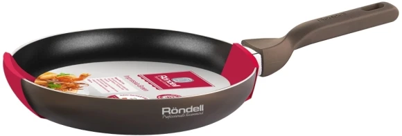 Сковорода Rondell Impressia Green RDA-1148 круглая 24см покрытие: Xylan Plus ручка несъемная (без крышки) зеленый