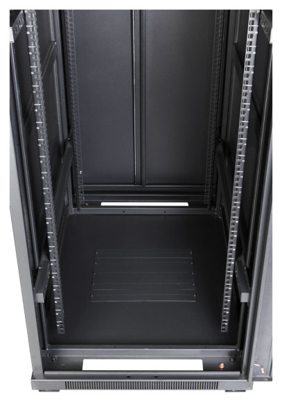 Шкаф коммутационный Lanmaster (TWT-CBB-18U-6X10-G1) напольный 18U 600x1000мм пер.дв.стекл 2 бок.пан. металл 800кг черный 62кг 988мм IP20 металл