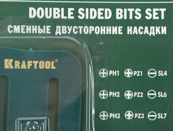 Набор бит Kraftool 26060-H10 (9пред.) для шуруповертов/дрелей Набор бит Kraftool 26060-H10 (9пред.) для шуруповертов/дрелей