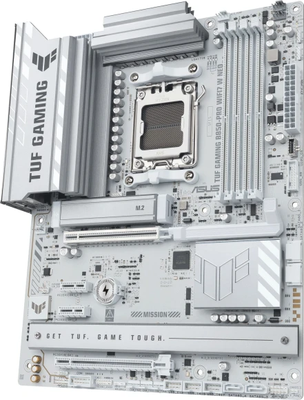 Материнская плата Asus TUF GAMING B850-PRO WIFI7 W NEO Socket AM5 AMD B850 4xDDR5 ATX AC`97 8ch(7.1) 2.5Gg RAID+HDMI+DP Материнская плата Asus TUF GAMING B850-PRO WIFI7 W NEO Socket AM5 AMD B850 4xDDR5 ATX AC`97 8ch(7.1) 2.5Gg RAID+HDMI+DP