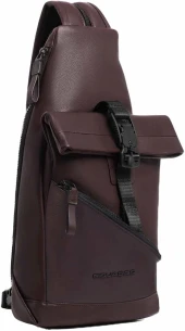 Рюкзак слинг Piquadro Harper CA6784AP/TM коричневый кожа