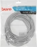 Патч-корд Buro UTP-5E-10M-G UTP 4 пары cat.5E CCA molded 10м серый RJ-45 (m)-RJ-45 (m)