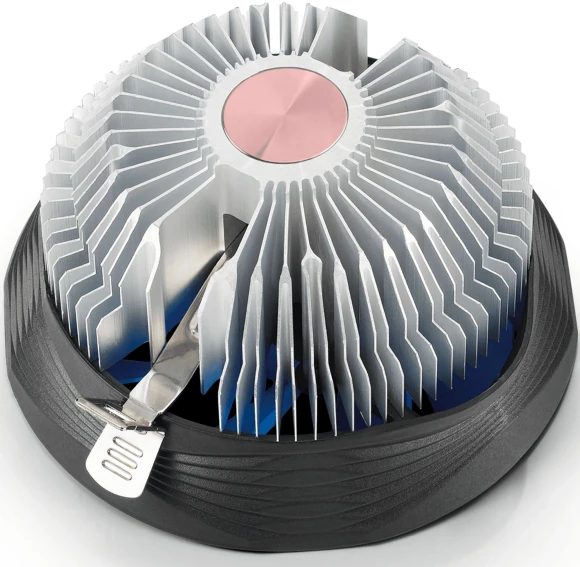 Устройство охлаждения(кулер) Deepcool Gamma Archer Pro V2 Soc-AM5/AM4/1200/1700/1851 черный/синий 4-pin 17.8-21dB Al+Cu 110W 315gr Ret (G-U-ARCHER-ARNNNN-G-2)