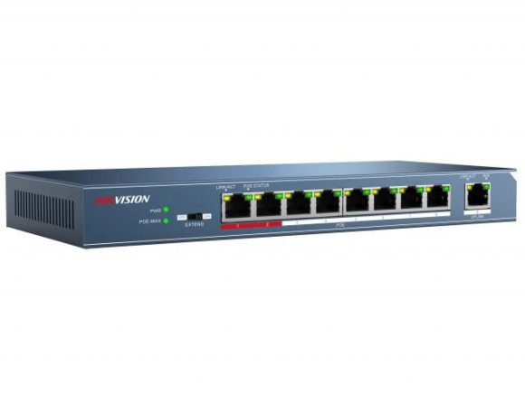 Коммутатор Hikvision DS-3E0109P-E(C) 115W неуправляемый Коммутатор Hikvision DS-3E0109P-E(C) 115W неуправляемый