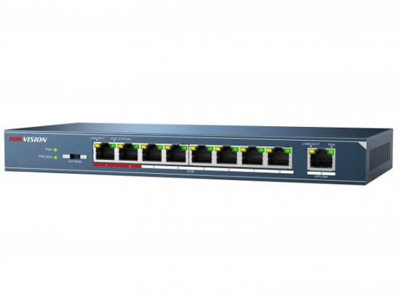 Коммутатор Hikvision DS-3E0109P-E(C) 115W неуправляемый Коммутатор Hikvision DS-3E0109P-E(C) 115W неуправляемый