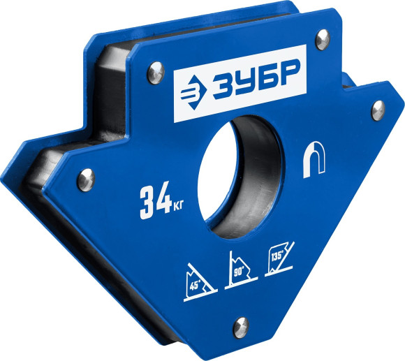 Угольник магн. Зубр 40050-34