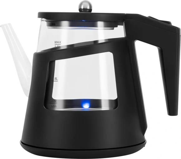 Чайник электрический Vitek VT-WK1083 1л. 1100Вт черный корпус: стекло Чайник электрический Vitek VT-WK1083 1л. 1100Вт черный корпус: стекло
