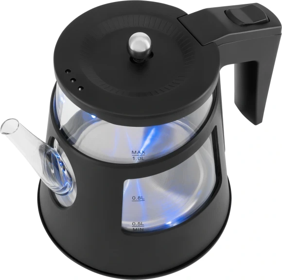 Чайник электрический Vitek VT-WK1083 1л. 1100Вт черный корпус: стекло Чайник электрический Vitek VT-WK1083 1л. 1100Вт черный корпус: стекло