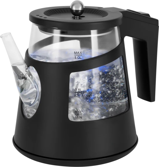 Чайник электрический Vitek VT-WK1083 1л. 1100Вт черный корпус: стекло Чайник электрический Vitek VT-WK1083 1л. 1100Вт черный корпус: стекло