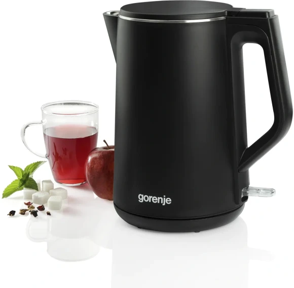Чайник электрический Gorenje K15DWBK 1.5л. 2200Вт черный корпус: пластик Чайник электрический Gorenje K15DWBK 1.5л. 2200Вт черный корпус: пластик