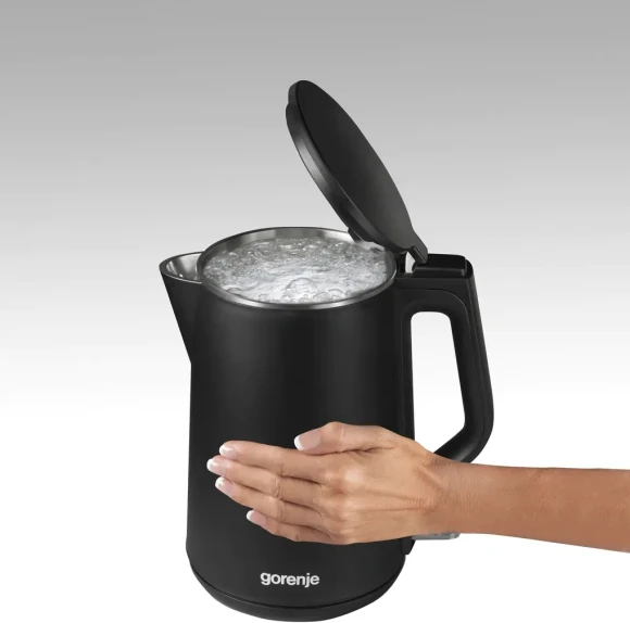 Чайник электрический Gorenje K15DWBK 1.5л. 2200Вт черный корпус: пластик Чайник электрический Gorenje K15DWBK 1.5л. 2200Вт черный корпус: пластик