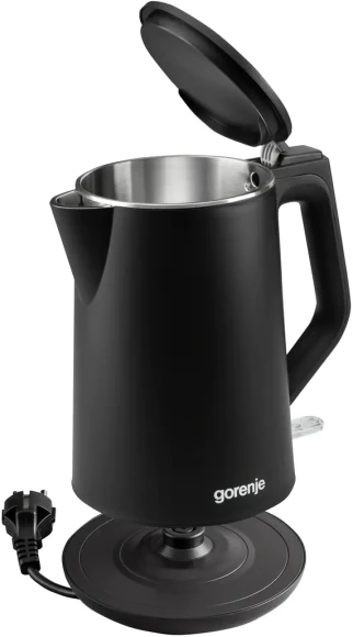 Чайник электрический Gorenje K15DWBK 1.5л. 2200Вт черный корпус: пластик Чайник электрический Gorenje K15DWBK 1.5л. 2200Вт черный корпус: пластик