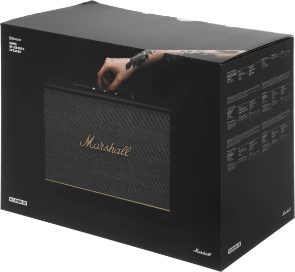 Колонка порт. Marshall Woburn III черный 150W 2.0 BT/3.5Jack 10м