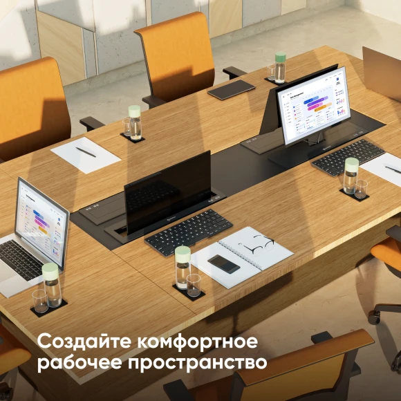 Кронштейн для мониторов Onkron NWS-SC24 черный 13"-24" макс.15кг настольный Кронштейн для мониторов Onkron NWS-SC24 черный 13"-24" макс.15кг настольный