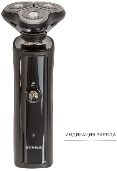 Бритва роторная Supra RS-209 реж.эл.:3 питан.:аккум. черный Бритва роторная Supra RS-209 реж.эл.:3 питан.:аккум. черный