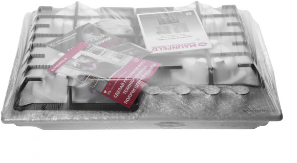 Газовая варочная поверхность Maunfeld EGHS.64.6CS/G нержавеющая сталь