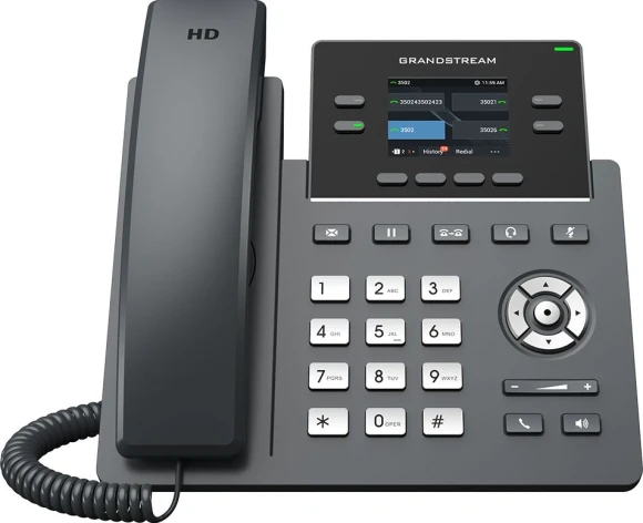 Телефон IP Grandstream GRP-2612G черный