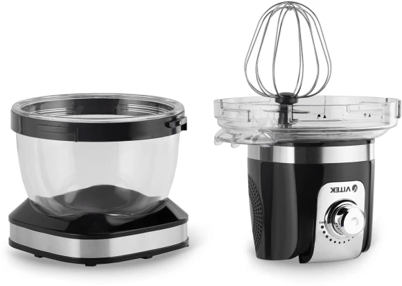 Кухонная машина Vitek VT-1434 планетар.вращ. 1000Вт черный/стальной Кухонная машина Vitek VT-1434 планетар.вращ. 1000Вт черный/стальной