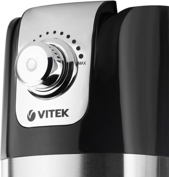 Кухонная машина Vitek VT-1434 планетар.вращ. 1000Вт черный/стальной Кухонная машина Vitek VT-1434 планетар.вращ. 1000Вт черный/стальной