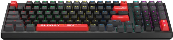 Клавиатура A4Tech Bloody S98 механическая черный/красный USB for gamer LED (S98 RED) Клавиатура A4Tech Bloody S98 механическая черный/красный USB for gamer LED (S98 RED)