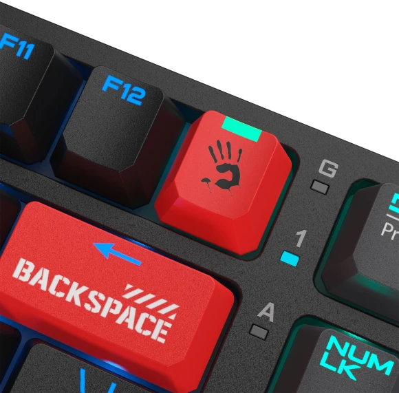 Клавиатура A4Tech Bloody S98 механическая черный/красный USB for gamer LED (S98 RED) Клавиатура A4Tech Bloody S98 механическая черный/красный USB for gamer LED (S98 RED)