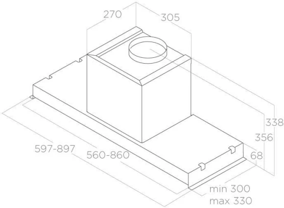 Вытяжка встраиваемая Elica Boxin NO DRIP IX/A/60 нержавеющая сталь управление: кнопочное (1 мотор) Вытяжка встраиваемая Elica Boxin NO DRIP IX/A/60 нержавеющая сталь управление: кнопочное (1 мотор)