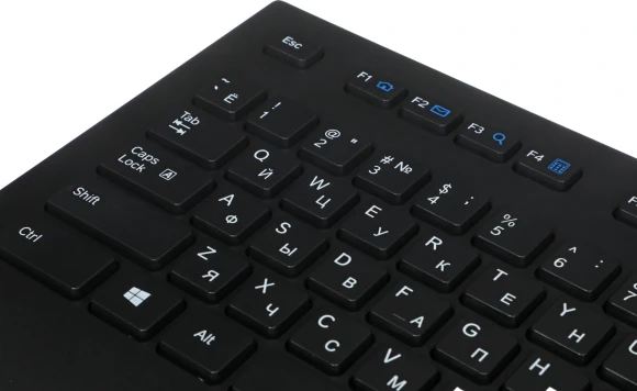 Клавиатура Logitech K280e черный USB (подставка для запястий) (920-005215) кабель 1.66м