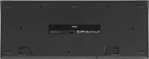 Клавиатура Logitech K280e черный USB (подставка для запястий) (920-005215) кабель 1.66м