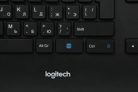 Клавиатура Logitech K280e черный USB (подставка для запястий) (920-005215) кабель 1.66м