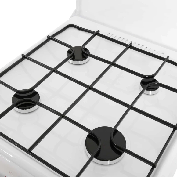 Плита Газовая Gefest GC 532E5WH белый (эмалированная крышка) реш.сталь Плита Газовая Gefest GC 532E5WH белый (эмалированная крышка) реш.сталь