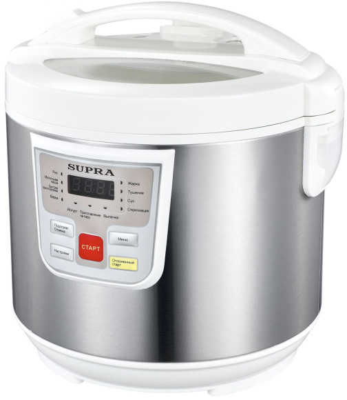 Мультиварка Supra MCS-4114 5л 900Вт серебристый/белый