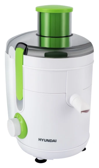 Соковыжималка центробежная Hyundai HY-JE1615 500Вт рез.сок.:450мл. белый/зеленый Соковыжималка центробежная Hyundai HY-JE1615 500Вт рез.сок.:450мл. белый/зеленый