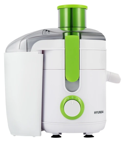 Соковыжималка центробежная Hyundai HY-JE1615 500Вт рез.сок.:450мл. белый/зеленый Соковыжималка центробежная Hyundai HY-JE1615 500Вт рез.сок.:450мл. белый/зеленый