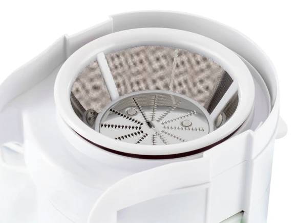 Соковыжималка центробежная Hyundai HY-JE1615 500Вт рез.сок.:450мл. белый/зеленый Соковыжималка центробежная Hyundai HY-JE1615 500Вт рез.сок.:450мл. белый/зеленый