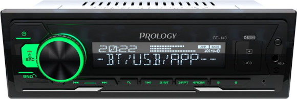 Автомагнитола Prology GT-140 1DIN 4x55Вт v4.2 ПДУ (PRGT140) Автомагнитола Prology GT-140 1DIN 4x55Вт v4.2 ПДУ (PRGT140)
