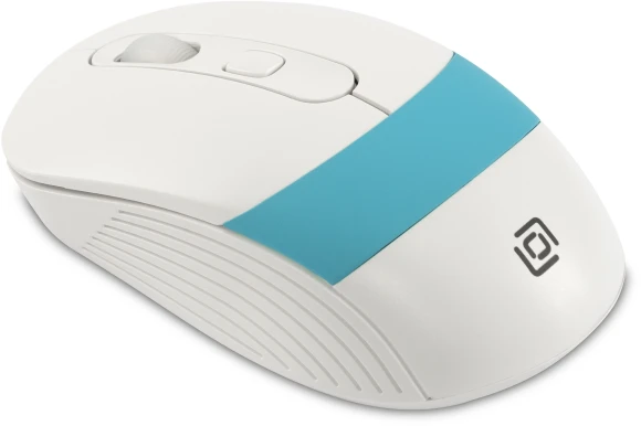 Мышь Оклик 310MW белый/синий оптическая 3200dpi беспров. USB для ноутбука 4but (1869094) Мышь Оклик 310MW белый/синий оптическая 3200dpi беспров. USB для ноутбука 4but (1869094)
